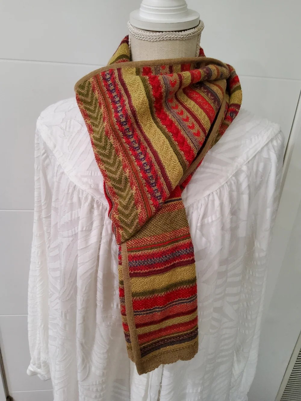 MFH Knit Baby Alpaca Silk Scarf